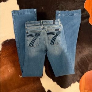 7 for all mankind dojo flare jeans